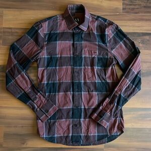 Armani Exchange Men’s Fitted Button Up Size XS